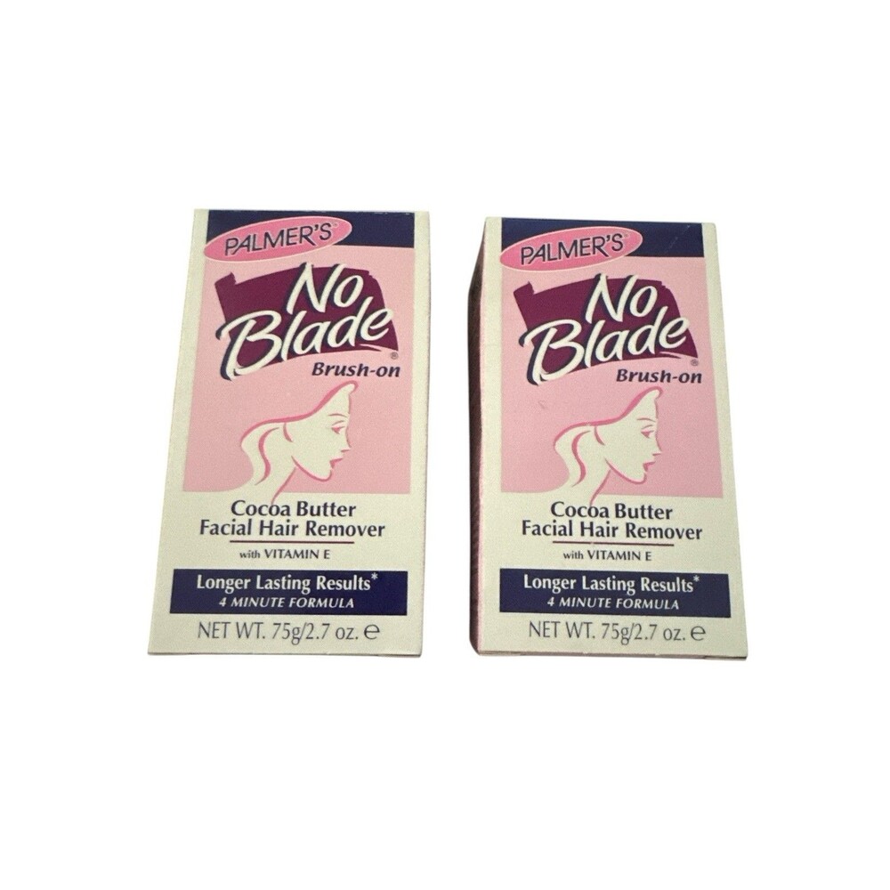 Palmer's No Blade Brush-On Cocoa Butter Facial Hair Remover 2.7oz New 2 Pack